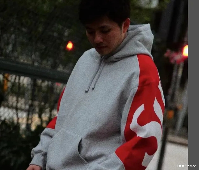 L JACQUARD BIG Big S SWEATSHIRT LOGO Sweatshirt Grey Hoodie HOODED LOGO XL Back M Black 0706